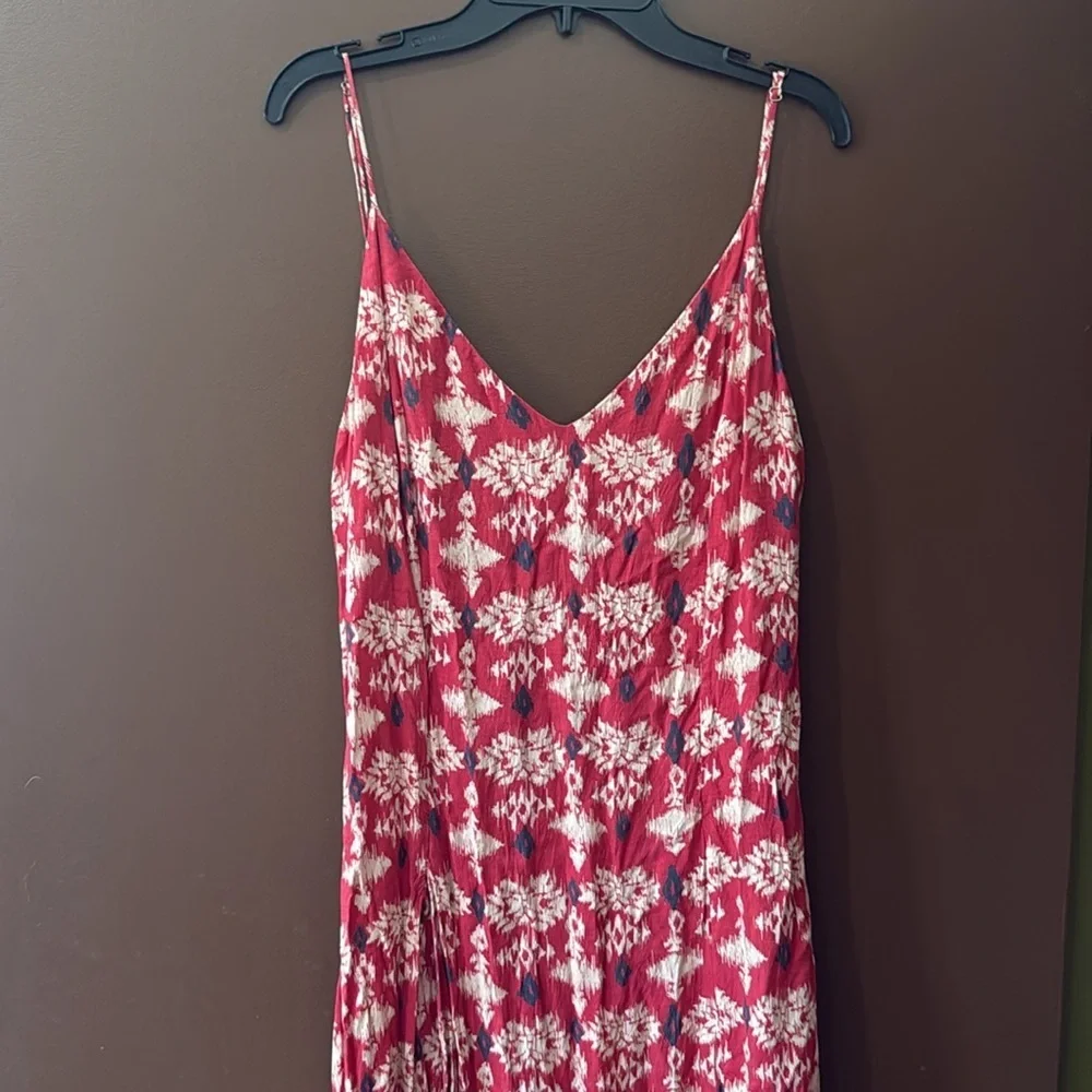 ViX Paula Hermanny Midi Spaghetti Strap Rayon Dress